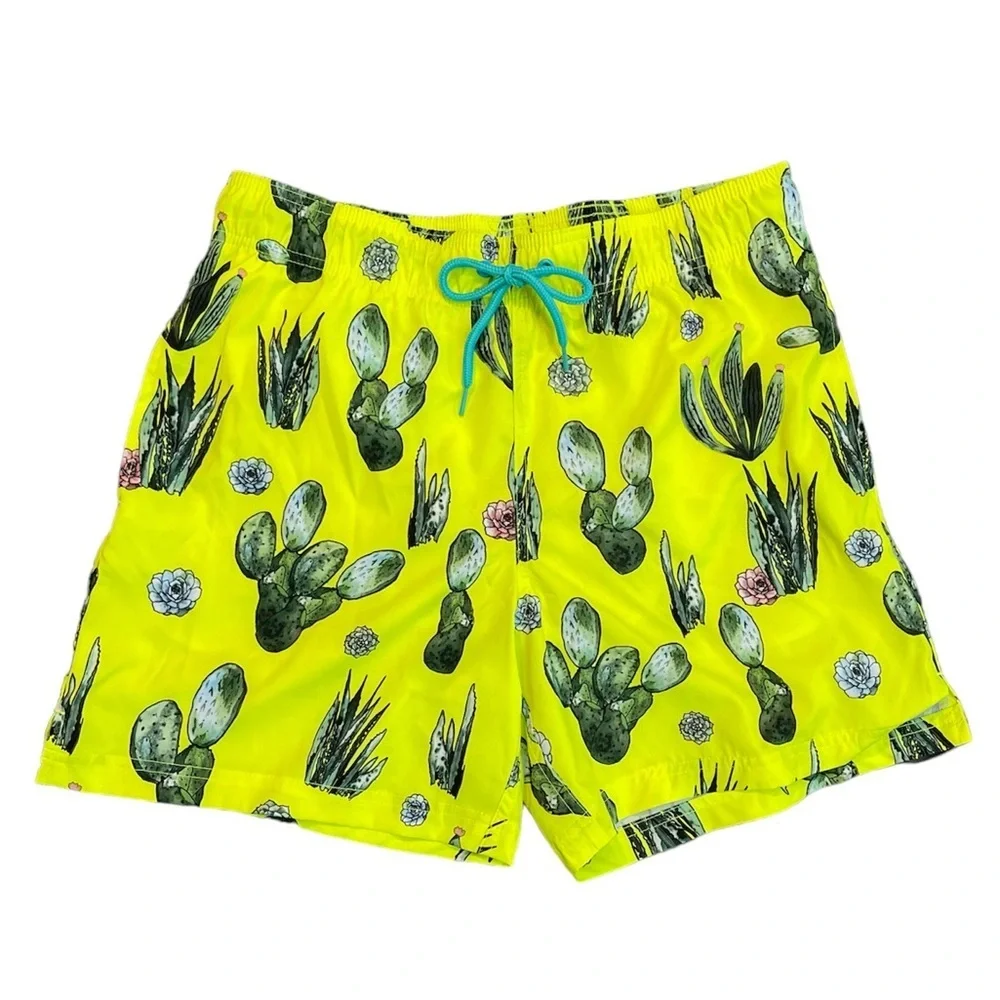 Cactus Swim Trunks With Pockets Size Medium (32-34)